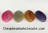 NGP5816 30*50mm marquise agate gemstone pendants wholesale