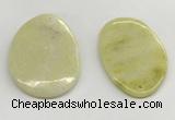 NGP5863 35*55mm - 38*58mm freeform lemon jade pendants wholesale