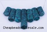 NGP71 Fashion chrysocolla gemstone pendants set jewelry wholesale