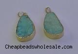 NGP7134 20*30mm - 22*32mm freeform amazonite gemstone pendants