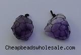 NGP7148 20*40mm - 30*45mm faceted nuggets amethyst pendants