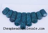 NGP72 Fashion chrysocolla gemstone pendants set jewelry wholesale