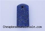 NGP724 14*29mm rectangle natural lapis lazuli gemstone pendant