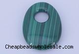 NGP734 20*30mm oval natural malachite gemstone pendant wholesale