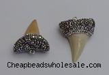 NGP7340 25*35mm - 30*38mm shark teeth pendants wholesale