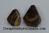 NGP8664 20*40mm - 40*50mm freeform agate pendants wholesale