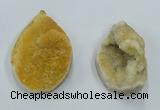 NGP8668 35*55mm - 45*60mm freeform druzy agate pendants wholesale