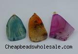 NGP8722 28*38mm - 40*45mm freeform agate pendants wholesale