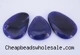 NGP879 5PCS 40-45mm*50-65mm freeform agate gemstone pendants