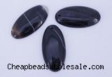 NGP884 5PCS 25*49mm oval agate gemstone pendants wholesale