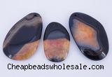 NGP902 5PCS 30-45mm*55-70mm freeform agate druzy geode gemstone pendants