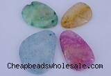 NGP937 5PCS 30-48mm*48-60mm freeform gemstone pendants wholesale