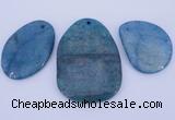 NGP938 5PCS 35-50mm*45-70mm freeform gemstone pendants wholesale