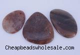 NGP942 5PCS 35-45mm*45-60mm freeform jasper gemstone pendants