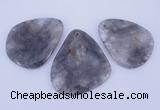 NGP949 5PCS 40-55mm*55-65mm freeform cloudy quartz gemstone pendants