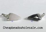 NGP9720 11*16mm arrowhead-shaped  mixed gemstone pendants wholesale