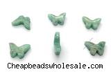 NGP9857 12*18mm butterfly natural amazonite pendant