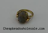 NGR2075 10*15mm faceted oval labradorite gemstone rings