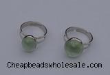 NGR208 10*14mm – 12*16mm freeform prehnite rings wholesale