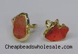 NGR264 22*30mm - 30*40mm freeform sea sediment jasper rings