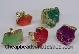 NGR269 22*30mm - 30*40mm freeform sea sediment jasper rings