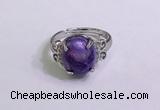 NGR3023 925 sterling silver with 10*12mm oval charoite rings