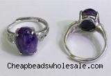 NGR3027 925 sterling silver with 10*14mm oval charoite rings