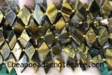 NUGG118 15 inches 12*18mm - 13*20mm freeform yellow tiger eye beads