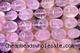 NUGG153 15 inches 10*12mm - 13*18mm nuggets rose quartz beads