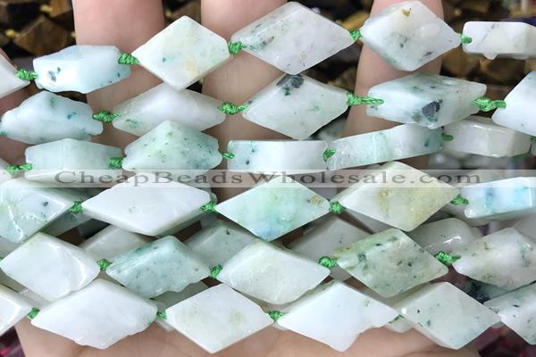 NUGG91 15 inches 12*18mm - 13*20mm freeform jade gemstone beads