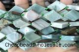 NUGG92 15 inches 12*18mm - 13*20mm freeform jasper gemstone beads