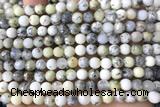 OPAL10 15 inches 6mm faceted white opal beads