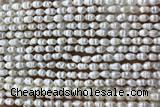 PEAR04 14 inches 3mm – 3.5mm white freshwater pearl beads