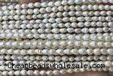 PEAR06 14 inches 3.5mm – 4mm white freshwater pearl beads