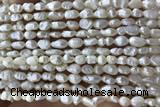 PEAR12 14 inches 4mm – 5mm white freshwater pearl beads