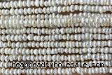 PEAR15 14 inches 3mm – 4mm white freshwater pearl beads