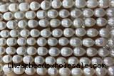 PEAR23 14 inches 7mm – 8mm white freshwater pearl beads