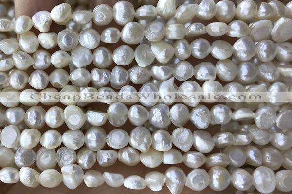 PEAR26 14 inches 6mm – 7mm white freshwater pearl beads