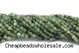 QUAR06 15 inches 6mm round green rutilated quartz gemstone beads