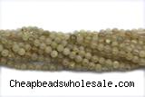 QUAR20 15 inches 6mm round golden rutilated quartz gemstone beads