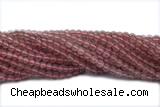 QUAR31 15 inches 6mm round strawberry quartz gemstone beads