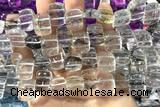 QUAR50 14 inches 13*18mm dyed crackle quartz beads