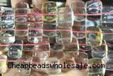 QUAR53 14 inches 13*18mm dyed crackle quartz beads