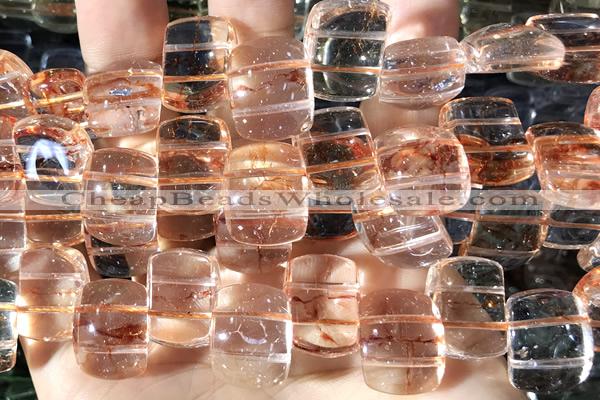 QUAR57 14 inches 13*18mm dyed crackle quartz beads