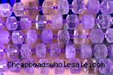 ROND152 14 inches 8*12mm faceted rondelle ametrine gemstone beads