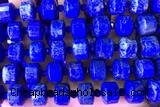 ROND158 14 inches 8*12mm faceted rondelle lapis lazuli beads