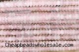 ROND167 15 inches 2*4mm rondelle rose quartz gemstone beads