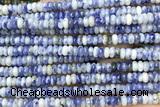 ROND170 15 inches 2*4mm rondelle blue spot stone gemstone beads