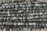 ROND182 15 inches 2*4mm rondelle black labradorite gemstone beads