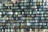 ROND185 15 inches 2*4mm rondelle indian agate gemstone beads